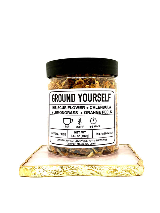 GROUND YOURSELF Handcrafted Herbal Tea Blend