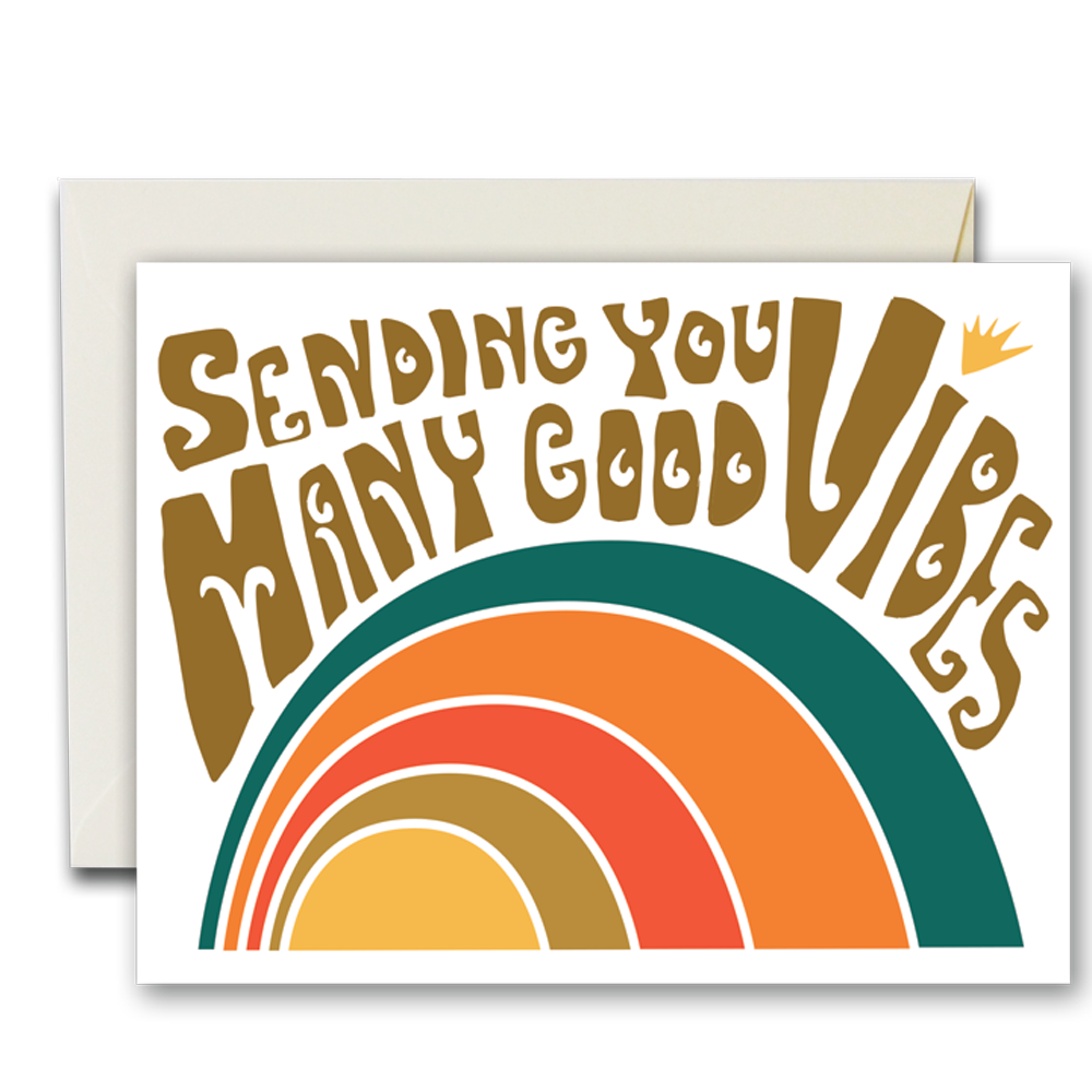 Many Good Vibes Card