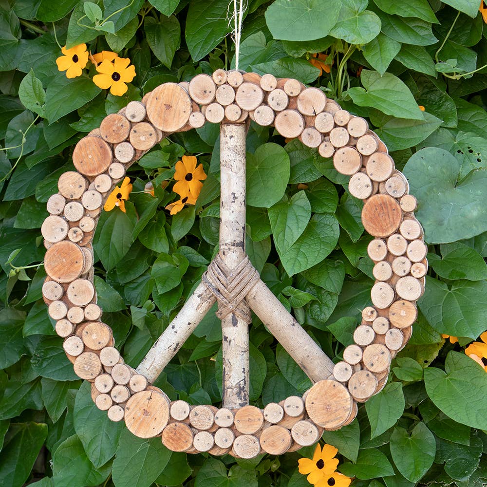 Layered Peace Wreath