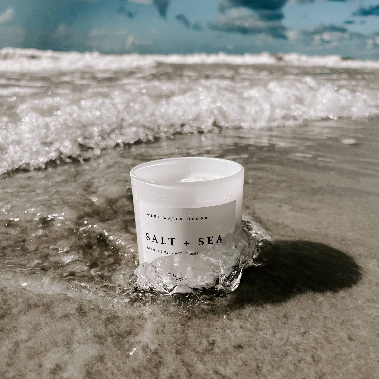 Salt and Sea 11 oz Soy Candle - Home Decor & Gifts