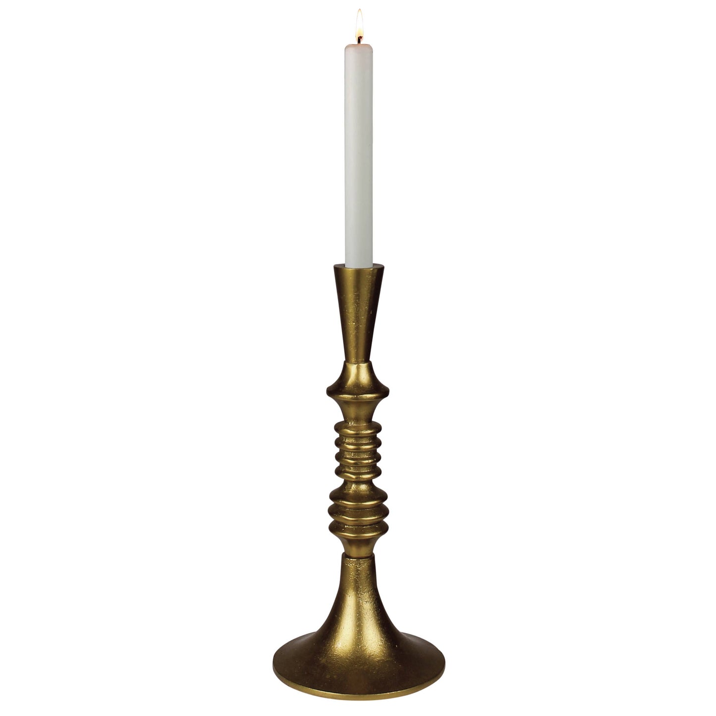 Eliad Taper Holder, Brass - Sm