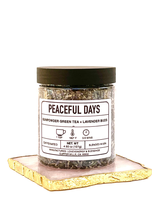 PEACEFUL DAYS Handcrafted Herbal Tea Blend