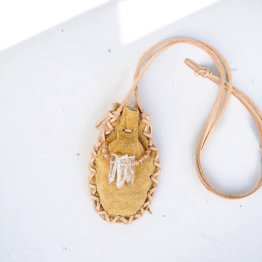 Helena Amulet Bag / Medicine Bag Necklace 