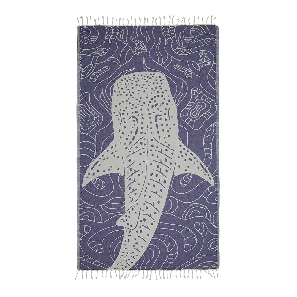 WhaleShark Turkish Beach Towels Quick-dry Oversized Sandfree: Anthracite