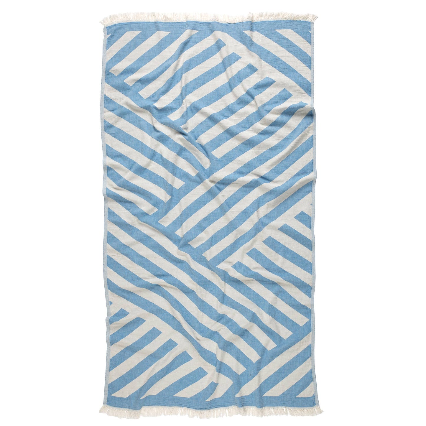 Harmony of Yarn Turkish Beach Towels Cotton 35x70" Pool Bath: Blue