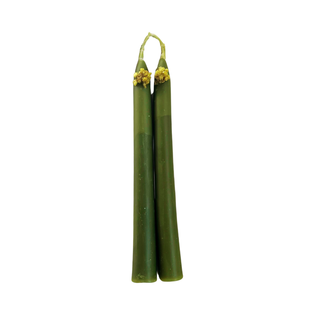 'Meadow Maiden' Beeswax Taper Candles