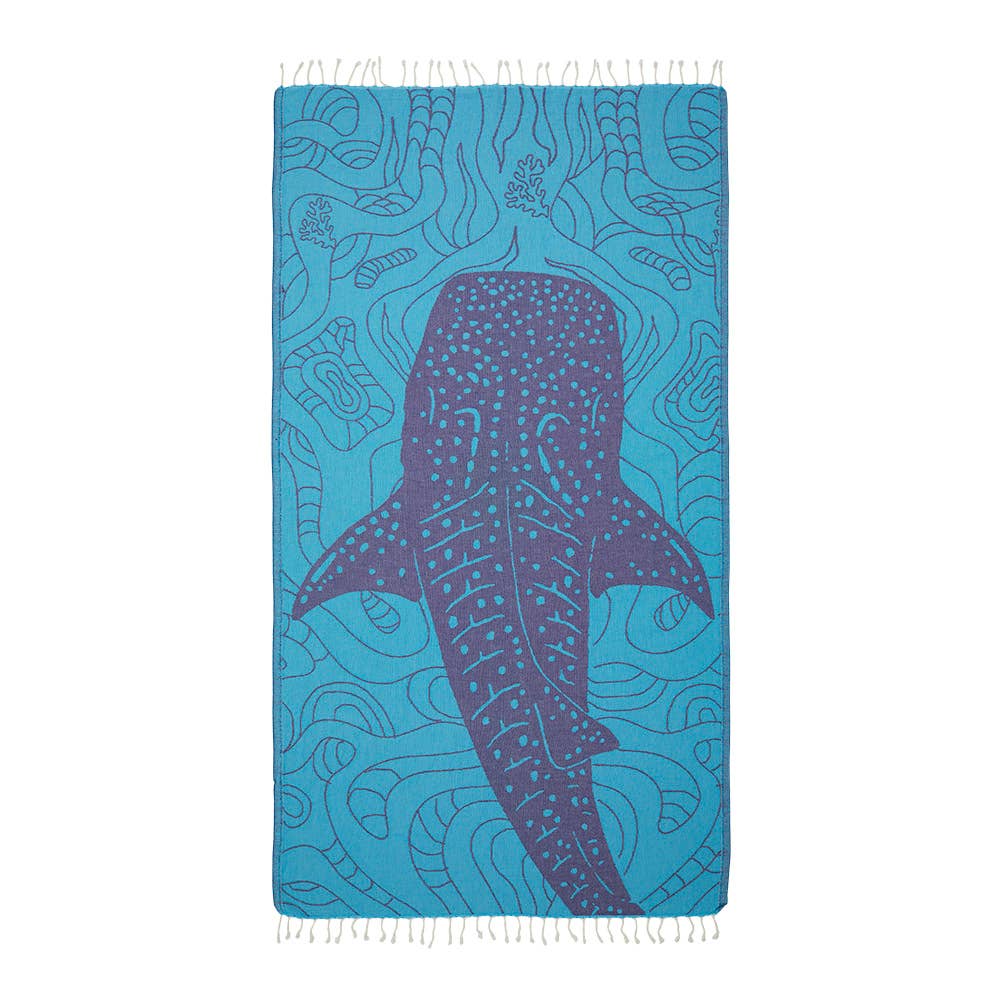 WhaleShark Turkish Beach Towels Quick-dry Oversized Sandfree: Anthracite