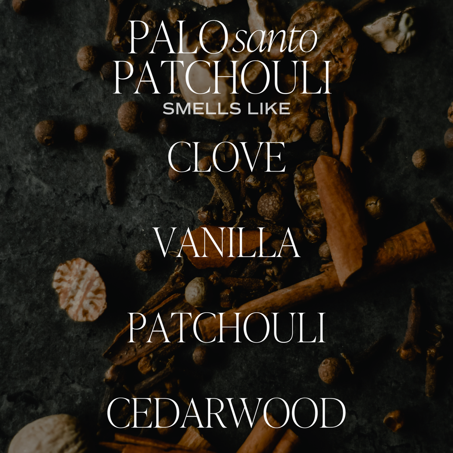 Palo Santo Patchouli 15 oz Soy Candle, Matte Jar- Home Decor