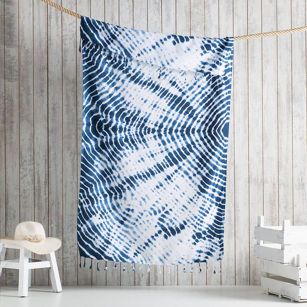 Tie Dye Turkish Beach Towels Quick-dry Oversized Sand free