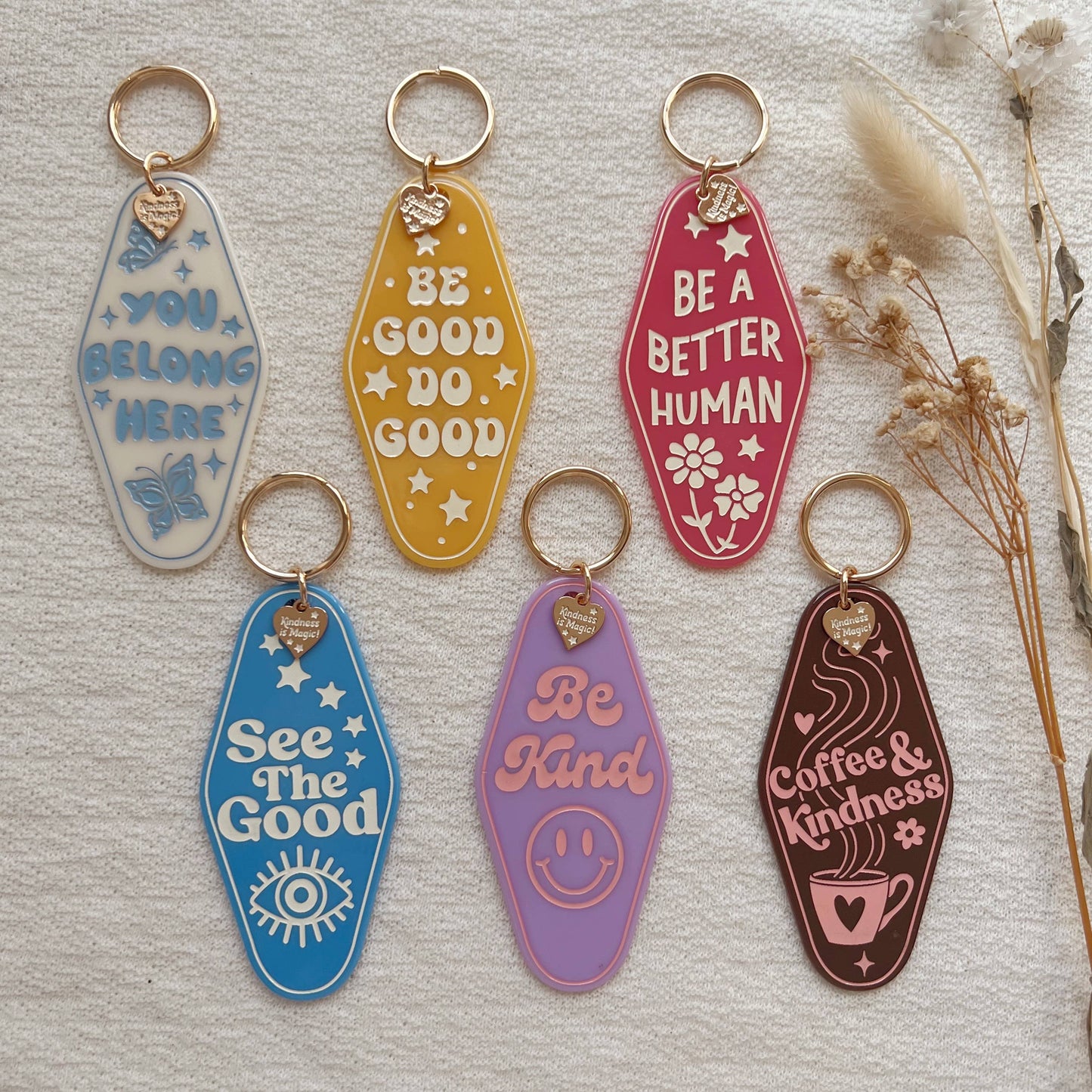 Inspirational Motel Keychains - All Quotes: Make it a Good Day