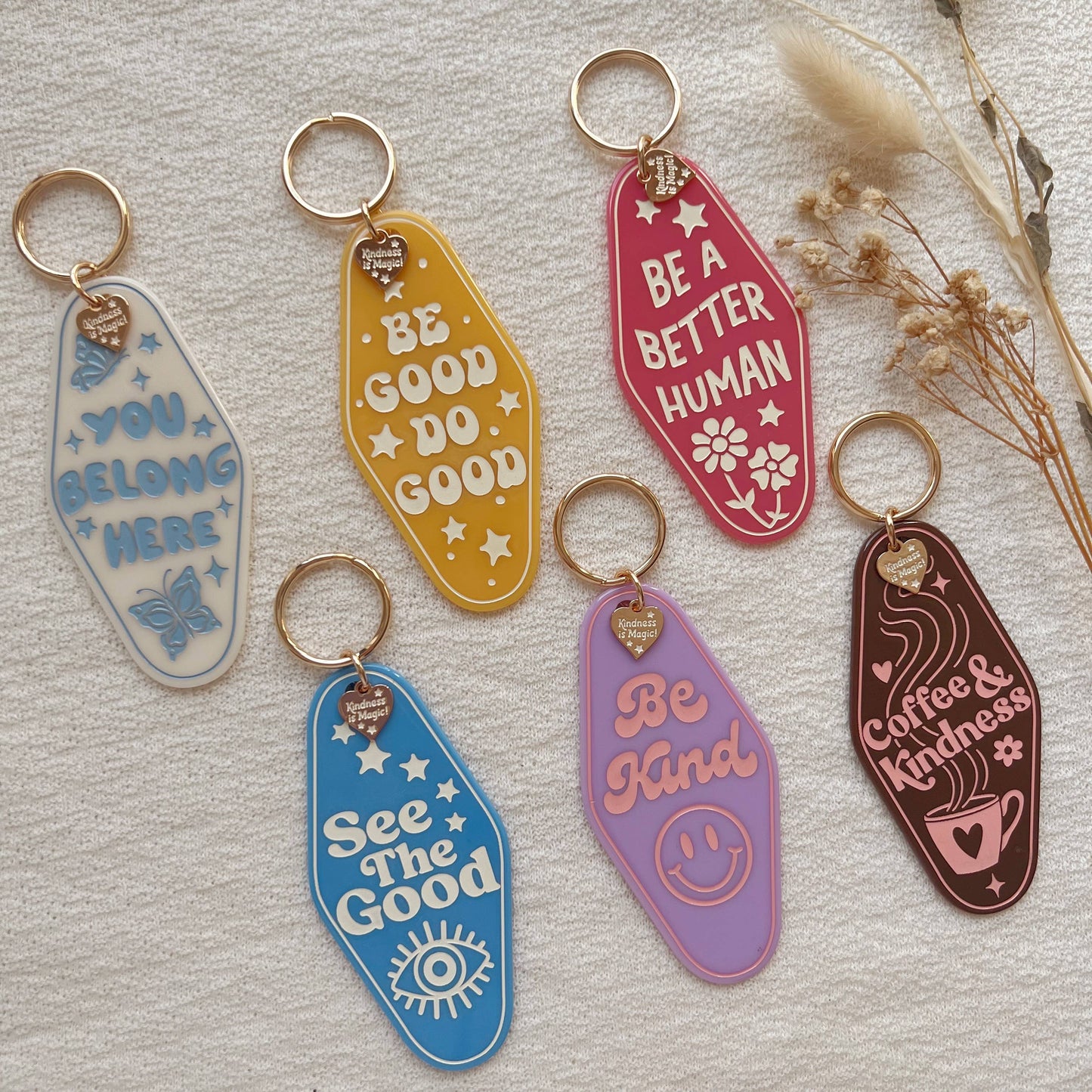 Inspirational Motel Keychains - All Quotes: Make it a Good Day