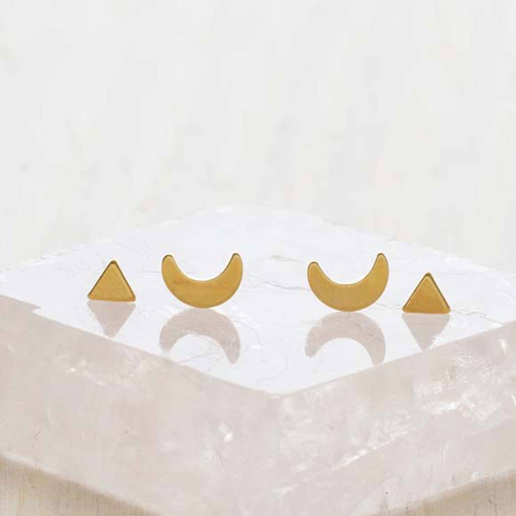 Mystic Combo Studs: Gold