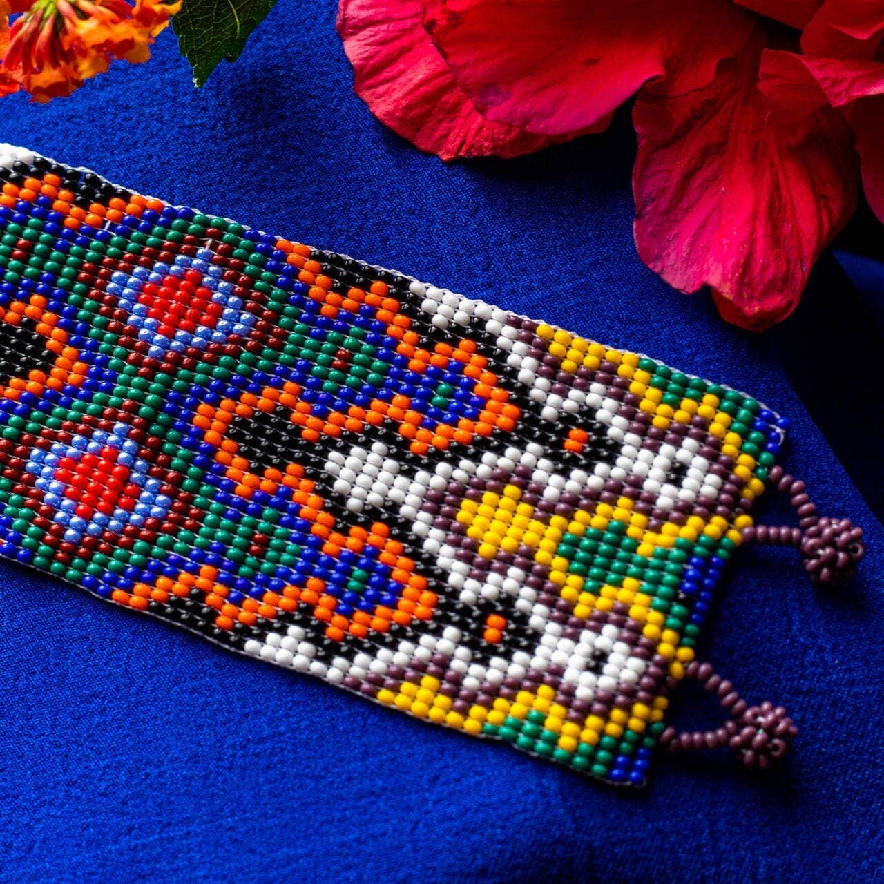 Far Out Vibrant Beaded Bracelet