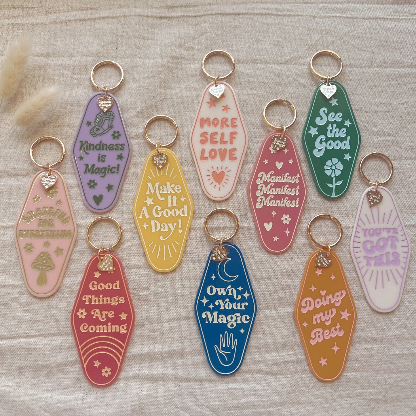 Inspirational Motel Keychains - All Quotes: Make it a Good Day