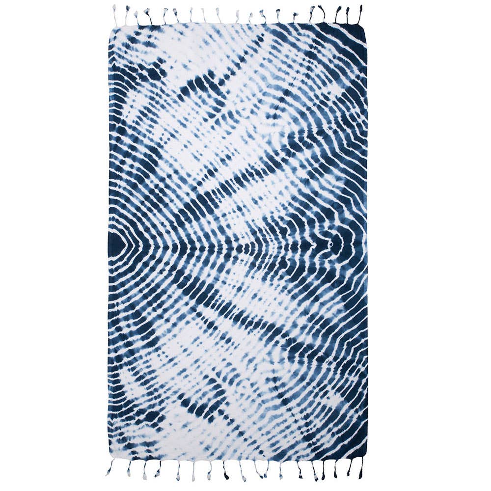 Tie Dye Turkish Beach Towels Quick-dry Oversized Sand free