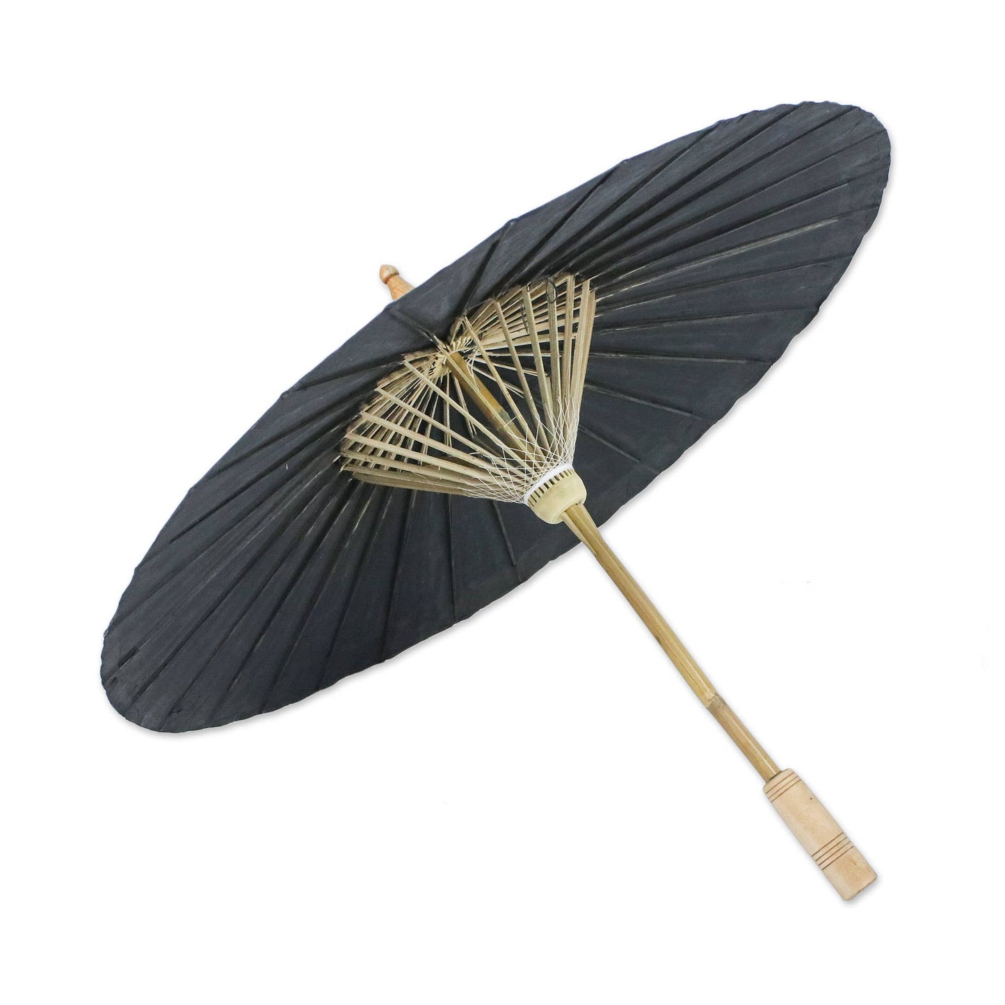 Novica Handmade Charming Thai In Silver Bamboo Parasol